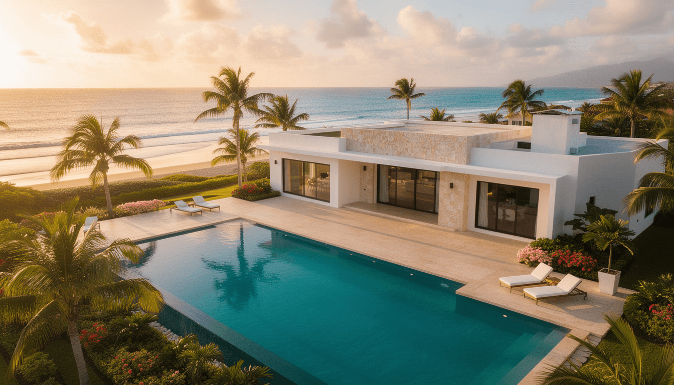 Villa de lujo frente al mar en Dorado Puerto Rico — Ley 60 inversión inmobiliaria